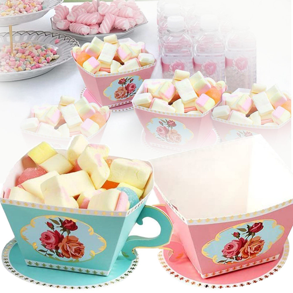 10pcs candy boxes tea party favors wedding gifts for guests