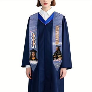 Customization Graduation Stole Personalized Photos Year Scho