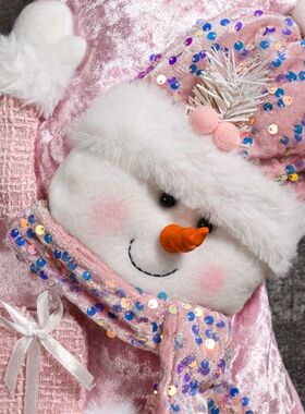 With Sequ Christmas Stockings Santa/Snowman/Elk/Bear 3D Chri