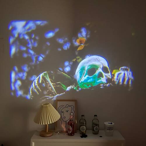Halloween Projector Decoration Halloween Holographic Atmosph