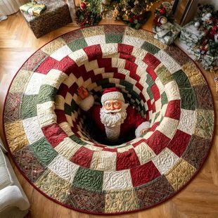Effect Visual Illusion Carpet Christmas Christ 40cm
