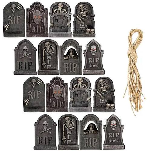 Horror Halloween Signs Pendant Halloween Decorations Graveya