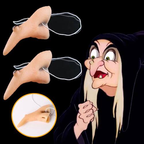 1/3pcs Witch Long Nose Halloween Costume Prop Nose Witch Hal