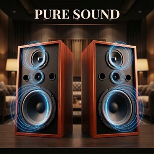 声丽美356H发烧HIFI级6.5寸三分频无源音箱音响音乐家庭影院