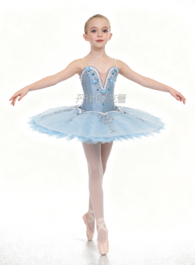 【丹律诗】蓝色简易款蓝鸟变奏芭蕾裙法老的女儿比赛芭蕾舞tutu裙