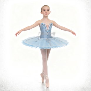 【丹律诗】蓝色简易款蓝鸟变奏芭蕾裙法老的女儿比赛芭蕾舞tutu裙