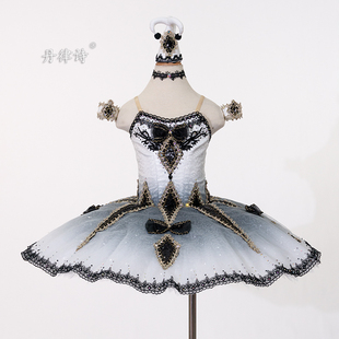 【丹律诗】百万小丑高端定制芭蕾舞tutu裙丑角色变奏儿童演出服