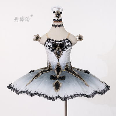 【丹律诗】百万小丑高端定制芭蕾舞tutu裙丑角色变奏儿童演出服