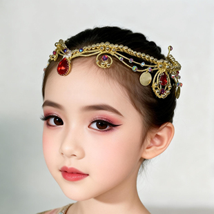 【丹律诗】专业定制芭蕾头饰艾斯米拉达堂吉诃德变奏比赛配饰配件