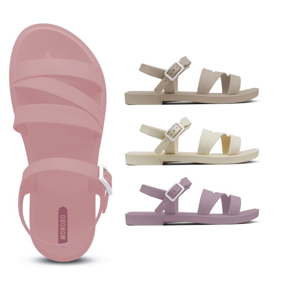 2022新款泰国女士凉鞋潮流百搭休闲甜美罗马鞋沙滩平底凉拖鞋夏季