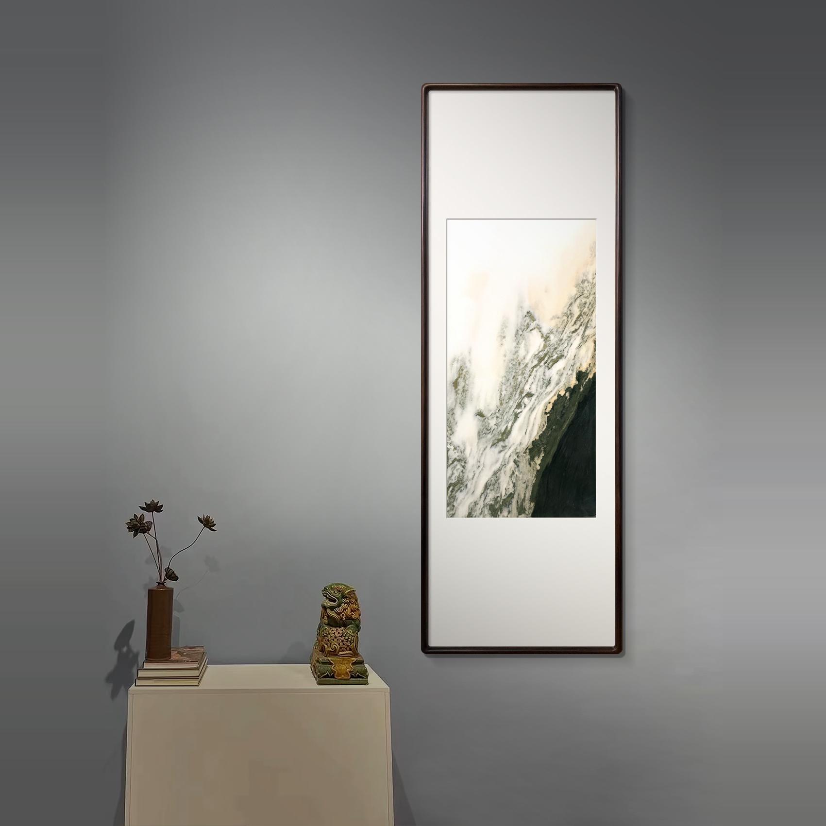 化境天然石画玄关客厅茶室书房画