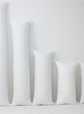 长方形抱枕芯磨毛靠枕芯子方靠垫芯子糖果枕内心内胆芯腰枕芯长条