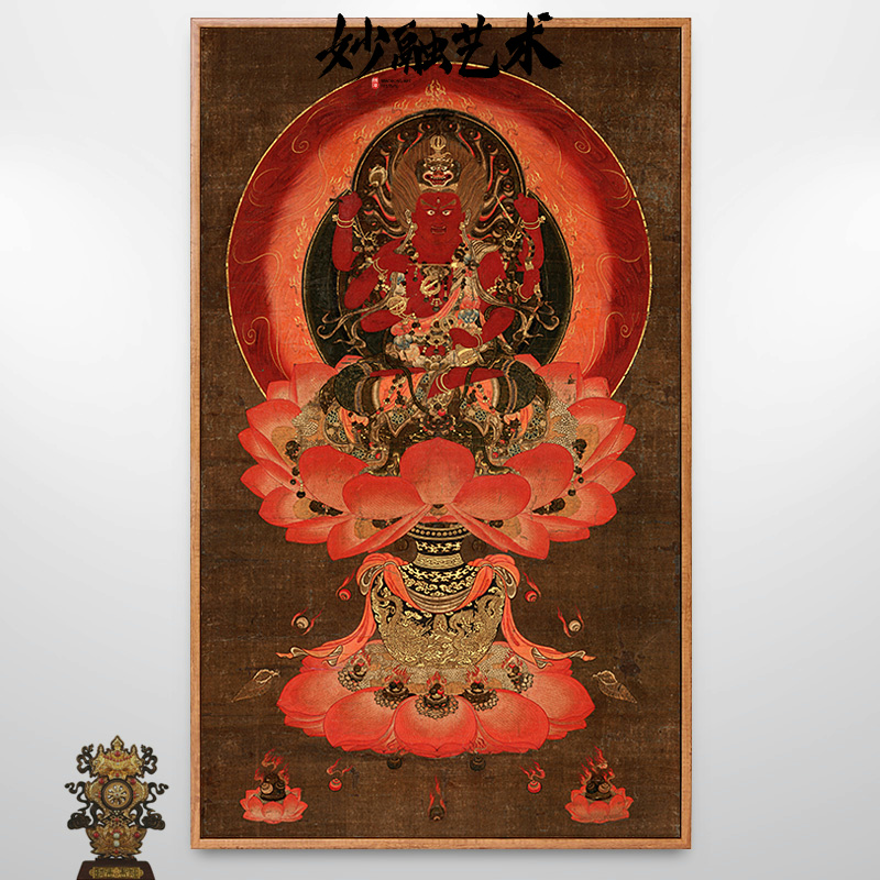 爱染明王画像佛像挂画招桃花姻缘