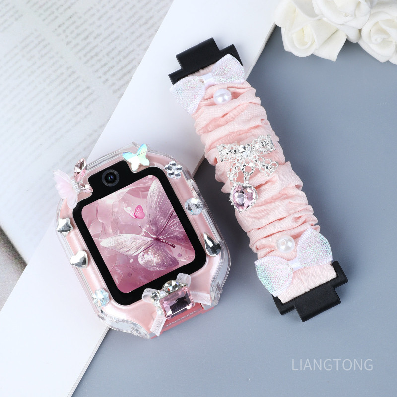 适用于华为4pro儿童电话手表腕带5X/5xpro尼龙4x表带链壳AHP-AL10