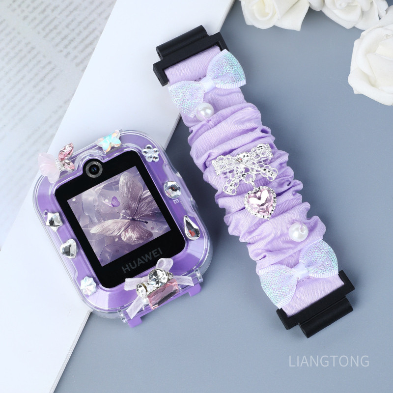 适用华为AHP-AL10儿童手表5X表带5弹力4X舒适3S手链5XPro保护套