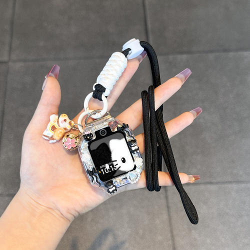 适用华为TGR-L10儿童手表3S挂脖子绳5x可爱5表链4X保护套5pro外壳