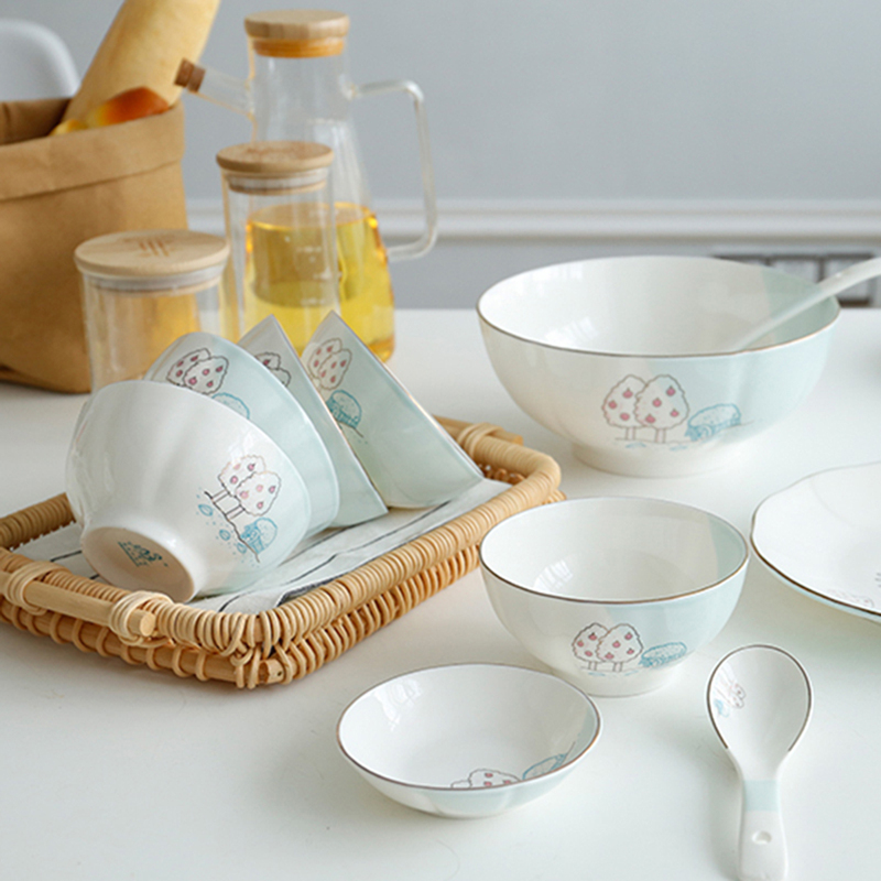 逐鹿单个日式可爱风米饭碗