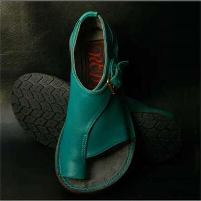 大码平底凉鞋女鞋women flat shoes ladies summer roman sandals
