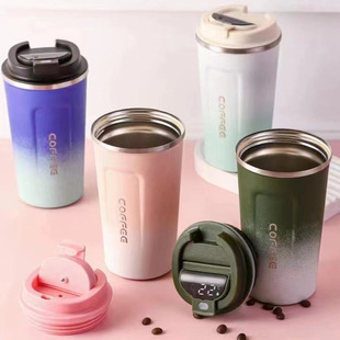 Stainless Steel Tumbler Coffee Mug Smart Travel Cup Temperat