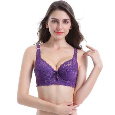 Women's plus size underwire bra 女士大码无钢圈文胸