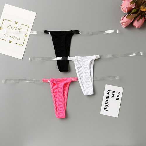 Sexy Sports Panties Ms Underpants Seamless Thong String 内裤