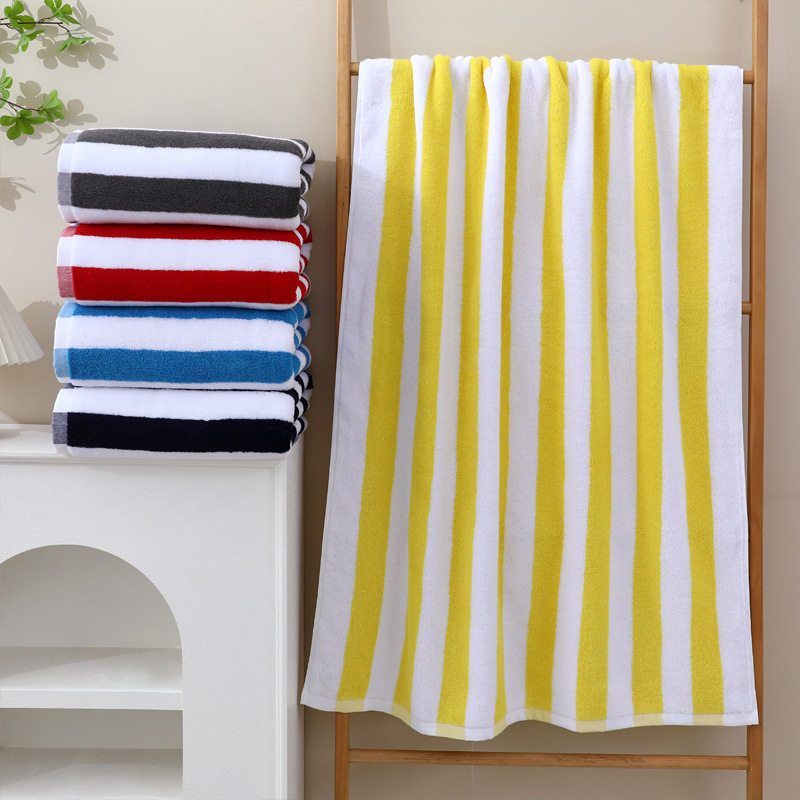 Large size 75*152cm beach towels cotton swimming bath towel图片