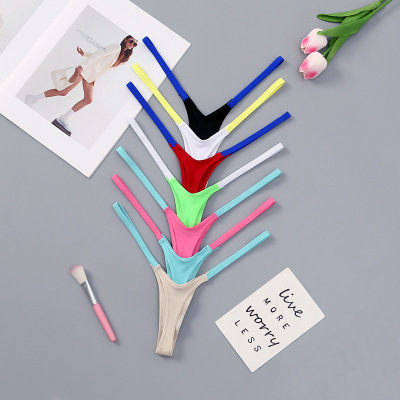 Sexy Sports Panties Ms Underpants Seamless Thong String 内裤