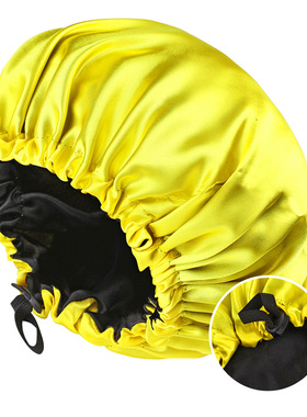 silk hair bonnet Satin Bonnets Cap Night Sleep Hat Hair Bon