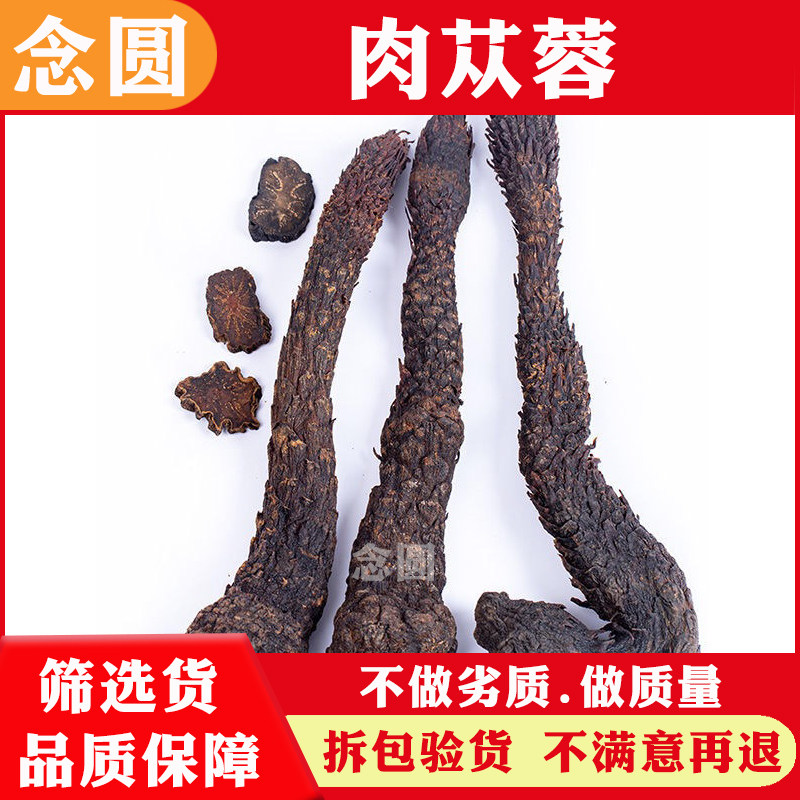 念圆肉苁蓉干货500g油苁蓉中药材内蒙古整根油肉苁蓉阿拉善肉松蓉