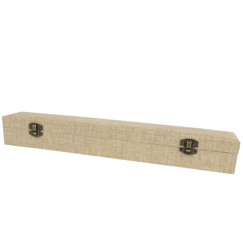 折扇空扇盒锦盒亚麻7寸8寸9寸10寸礼品扇子盒子包装礼盒定制logo