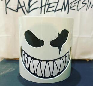 Marshmello百大Dj头套发光头套头盔mc夜店派对头套音乐节气氛头套