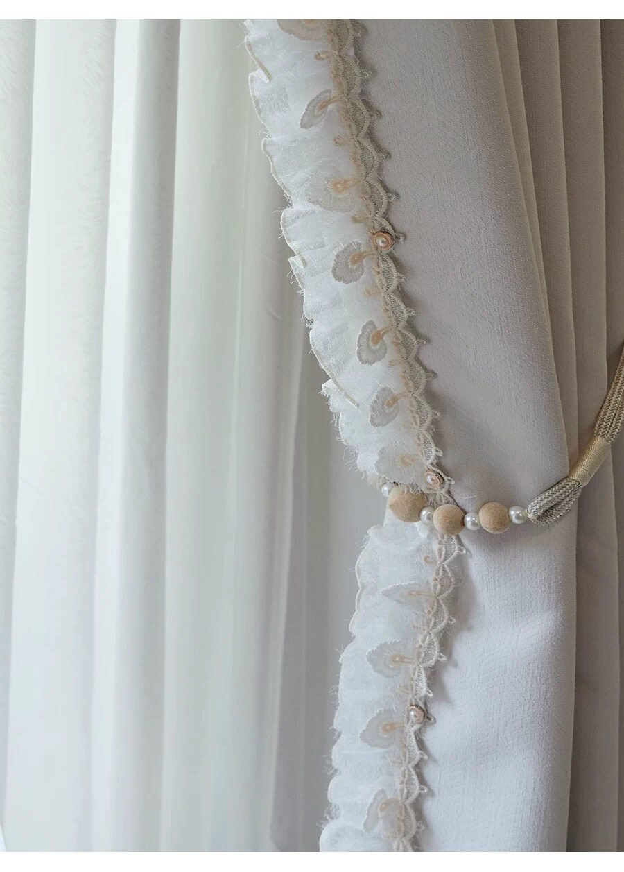 窗帘装饰花边辅料蕾丝花边编服装家居侧边镶边沙发布艺雪纺纱辅料
