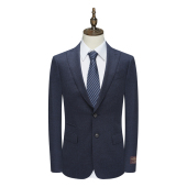 职业装 男士 绵羊毛意大利面料两粒扣单西服 清仓春秋款 B1624鸟断码