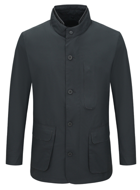 SF316圣断码清仓早春中年男士立领可拆卸内胆薄款休闲薄棉衣外套