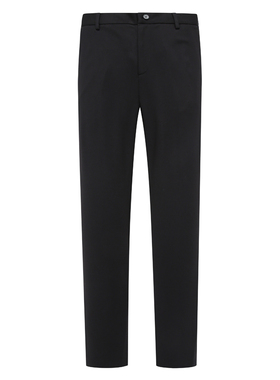 CA413卡换季断码清仓秋季男士简约百搭黑色舒适弹力小直筒休闲裤