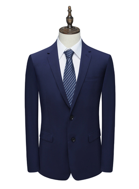 YW262凯W凯L换季断码清仓男士上班工装深蓝色羊毛意大利面料西服