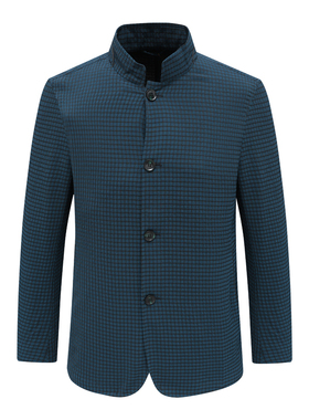 DS149佛L帝N换季断码清仓秋季款中年男士立领商务休闲夹克衫外套