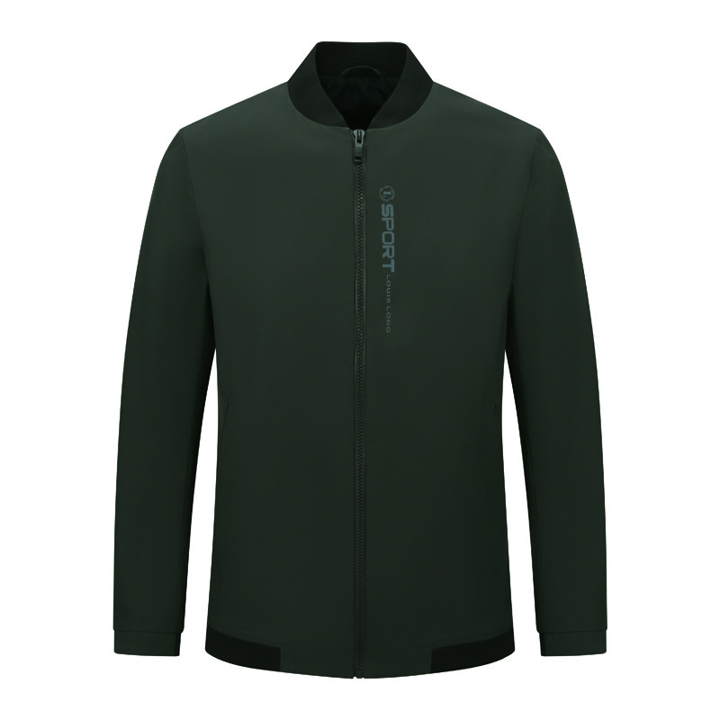 Y1362路易断码清仓春秋款男士简约休闲百搭墨绿色棒球领夹克外套,男装,夹克,淘宝优惠券,粉丝福利购,淘宝优惠卷