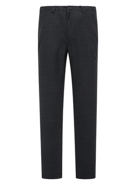 AB1162邦纳断码清仓春秋款男士商务简约通勤黑灰色中腰直筒休闲裤