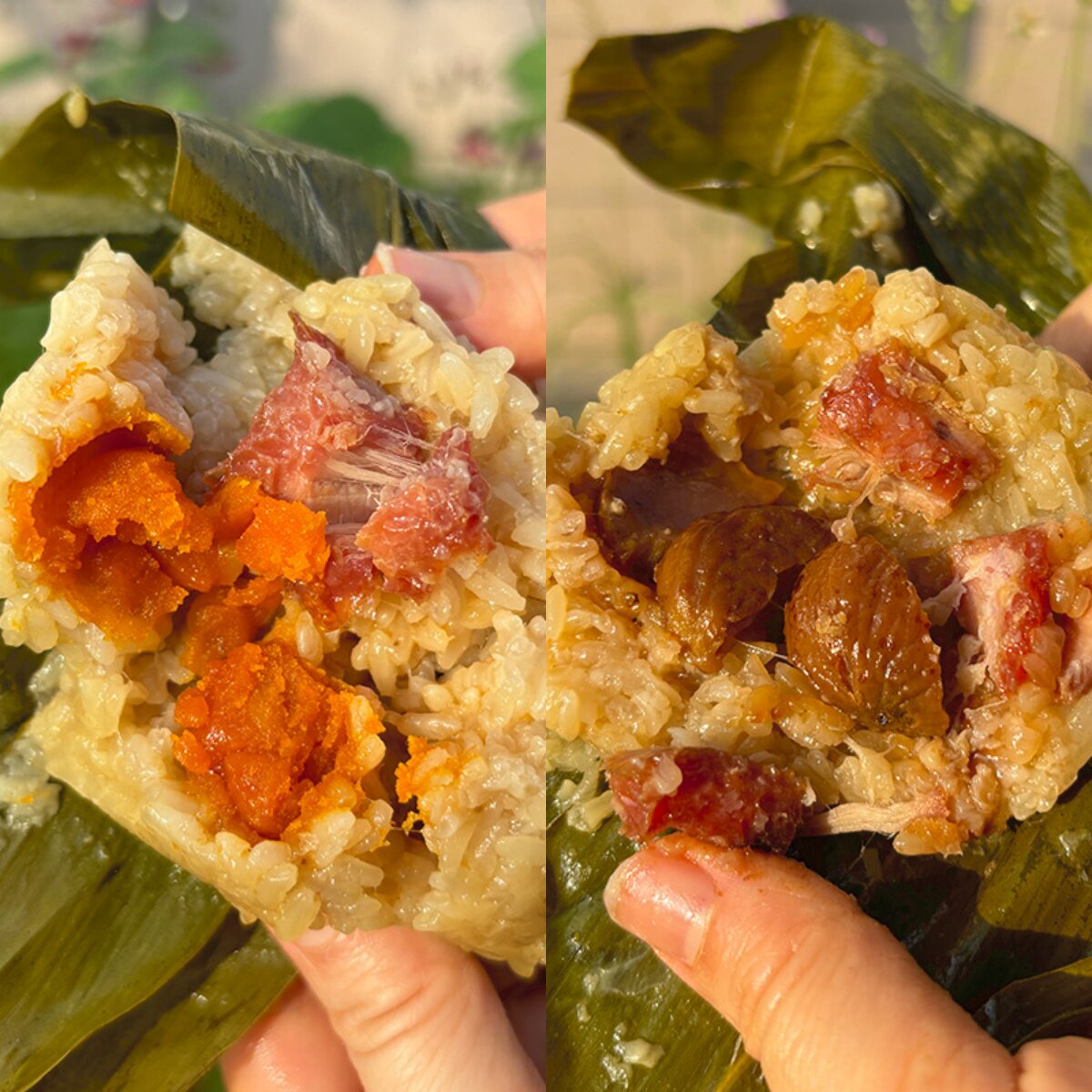 江西高端农家现包馅料足大个蛋黄鲜肉粽板栗肉粽红糖豆沙粽端午粽