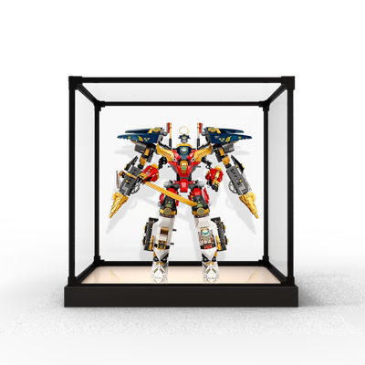 展示盒忍者超级组合机甲模型