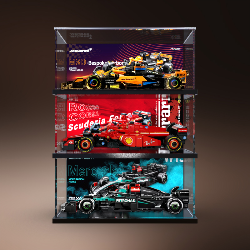 适用speed赛车77242 77243 77244 77245 77246亚克力防尘罩展示盒