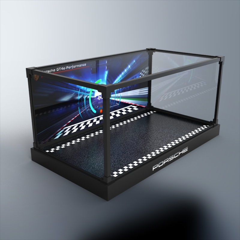 适用乐高42176机械组保时捷GT4遥控车展示盒积木玩具合金框收纳盒