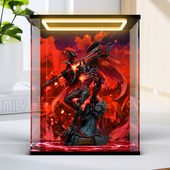 回灯防尘罩亚克力背景展示盒适用集美殿堂 暗裔剑魔 雕像手办模型