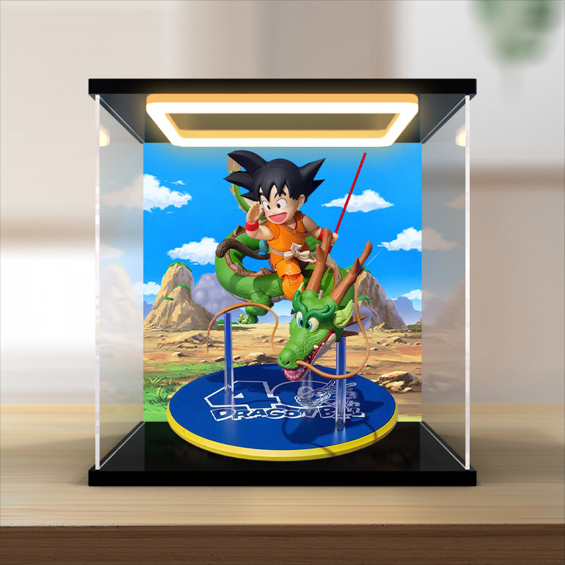 适用SHF龙珠40周年漫画封面纪念款 手办摆件亚克力回灯款展示盒