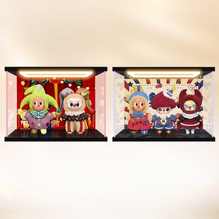 适用趣盒泡泡玛特 WHY SO SERIOUS系列搪胶毛绒手办潮玩展示盒