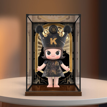 亚克力展示盒适用于泡泡玛特MOLLY哈利波特联名400%1000手办收纳