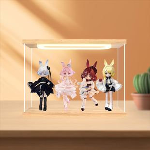 展示盒适用【气象星语】12分可动人偶换装BJD娃娃盲盒手办摆件