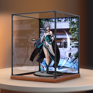 合金框展示盒适用Myethos 绷坏3 符华 云墨丹心 手办亚克力主题