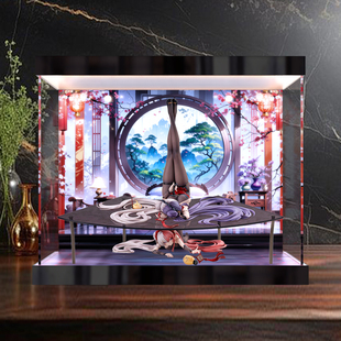 亚克力防尘展示盒 适用AniGame碧蓝航线松戏梅应瑞其上&肇和其下